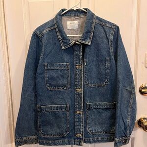 Old Navy Blue Denim Chore Jacket